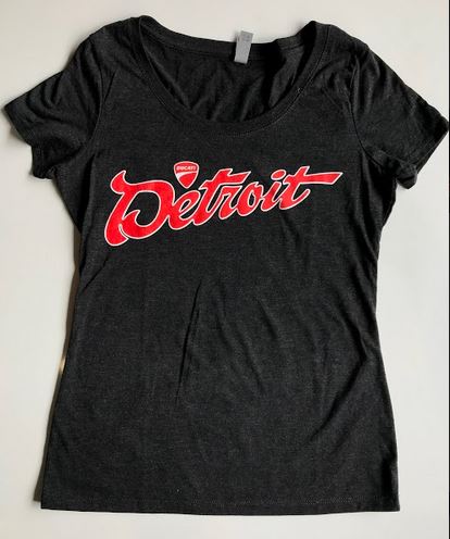 Women’s Ducati Detroit Retro Logo Tee | Ducati Detroit