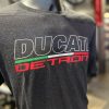 Ducati Detroit Outline T-Shirt - Image 3
