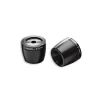 DUCATI BILLET BAR END HANDLEBAR COUNTERWEIGHTS - BLACK