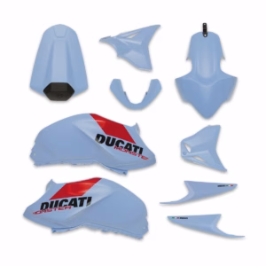Customised Light Blue fairings.