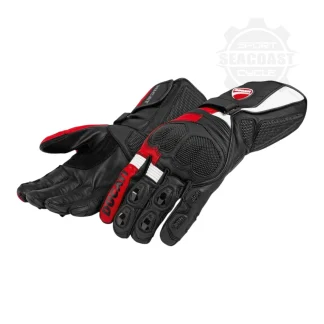 DUCATI SPEED EVO C2 FABRIC-LEATHER MOTORCYCLE GLOVES BY HELD
